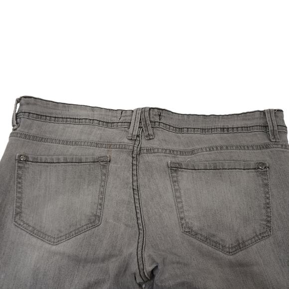 Miley Cyrus Max Azra Jeans Sz13 GRAY Skinny Straight Grunge Rocker Boho Street - Picture 3 of 9